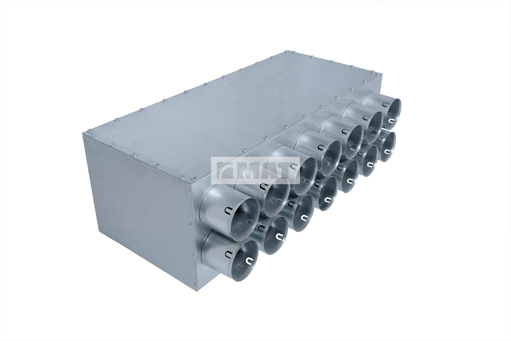 Direct distribution box, 14 outlets / inlets